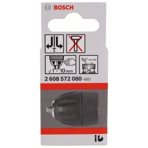  Schnellspann-Zahnkranzbohrfutter mit 2 Hülsen Bosch Schnellspannbohrfutter bis 10 mm, für Bohrmaschinen 12374516