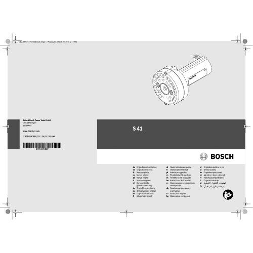  Bohrerschärfgerät S 41 Bosch Bohrerschärfgerät, für Bohrmaschinen 12372083