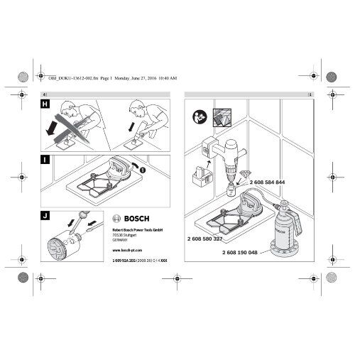  Zentrierhilfesystem für Diamond for HardCeramic Lochsägen Bosch Auto Start Zentrierhilfesystem für Diamantlochsägen, für Dreh- und Schlagbohrer 12370297