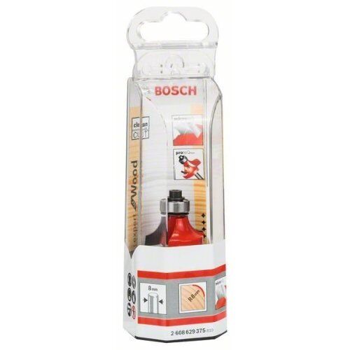  Abrundfräser Expert for Wood Rounding mit Führungskugellager Bosch Abrundfräser Expert for Wood, 8 mm, D 28,6 mm, R1 8 mm, L 12,7 mm, G 55 mm, für Handfräsen 12372581