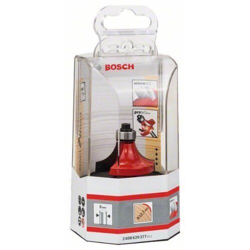  Abrundfräser Expert for Wood Rounding mit Führungskugellager Bosch Abrundfräser Expert for Wood, 8 mm, D 38,1 mm, R1 12,7 mm, L 19 mm, G 61 mm, für Handfräsen 12372584