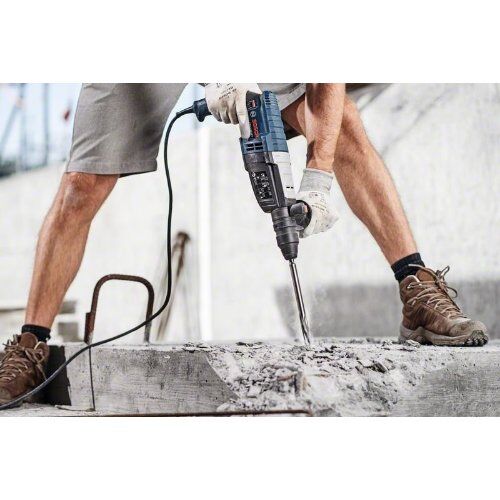  Flachmeißel mit SDS plus Schaft für Beton und Ziegel für schnelleres Vorankommen Bosch Flachmeißel SDS-plus, für Bohrhämmer 12372425