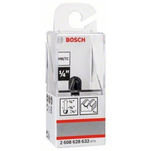  Hohlkehlfräser Standard for Wood Bosch Hohlkehlfräser, 1/4", R1 4,7 mm, D 9,5 mm, L 9,2 mm, G 45 mm, für Handfräsen 12372578