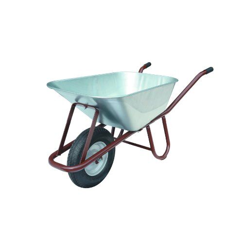  Schubkarren müba-Muldenkarre "Betonkarre", Mulde (90L) mit halber Drahteinlage, Kugellagerbereifung, Tragfähigkeit 200kg 12444254