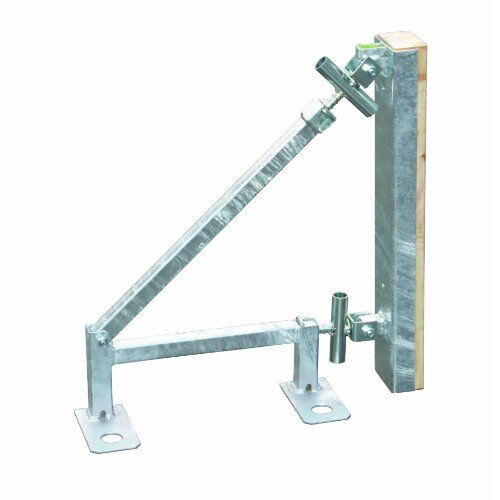  Stützen müba-Abschalstütze mit Spindeln, verzinkt, zum justieren mit integrierter Wasserwaage und zwei verzinkten Erdnägeln, Höhe 60cm 12444239