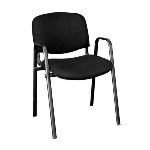  Sitzmöbel Lüllmann Polsterstuhl mit Armlehnen, schwarz 12405783