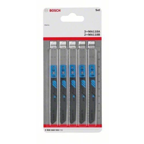  Bosch sonstiges Bosch 5-tlg. Stichsägeblatt-Set Metal 12368767