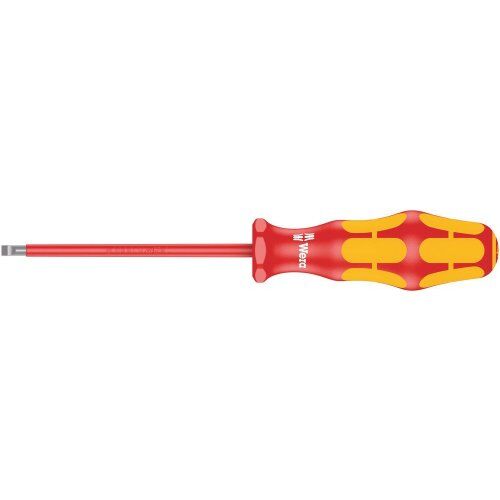 Kraftform Plus – Serie 100 VDE Wera 160 i VDE-isolierter Schlitz-Schraubendreher, 0,4 x 2,5 x 80 mm 12451935