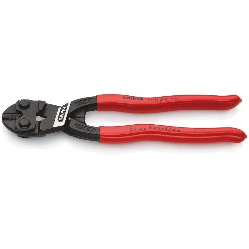  KNIPEX CoBolt® Kompakt-Bolzenschneider KNIPEX 71 01 200 CoBolt® Kompakt-Bolzenschneider mit Kunststoff überzogen schwarz atramentiert 200 mm 12380235