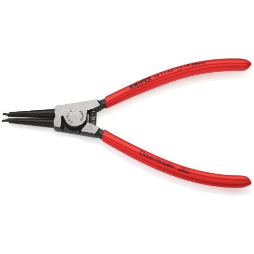  Sicherungsringzangen für Außenringe auf Wellen KNIPEX 46 11 A2 Sicherungsringzange für Außenringe auf Wellen mit Kunststoff überzogen schwarz atramentiert 180 mm 12380260