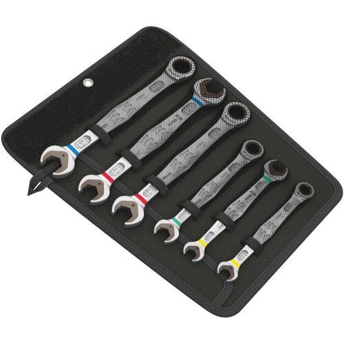  Ringratschen-Schlüssel Wera 6000/6002 Joker 6 Set 1 Maul-Ringratschen-/ Doppelmaulschlüssel-Satz, 6-teilig 12451886