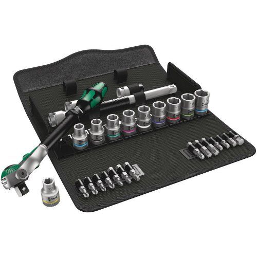  Knarren Wera 8100 SC 6 Zyklop Speed-Knarrensatz, 1/2"-Antrieb, metrisch, 28-teilig 12451909