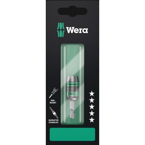  Bit-Sortimente Wera 887/4 RR SB Rapidaptor Universalhalter mit Ringmagnet, 1/4" x 57 mm 12451846