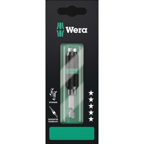  Bit-Sortimente Wera 897/4 R SB Universalhalter Rapidaptor BiTorsion, 1/4" x 75 mm 12451811