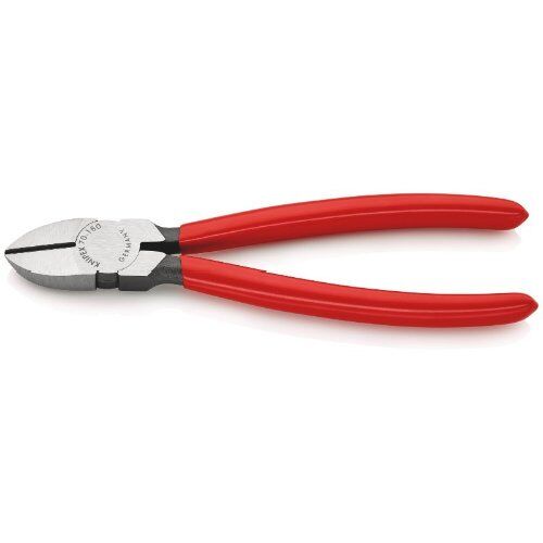 Schneidende Zangen Seitenschneider KNIPEX 70 01 180 Seitenschneider mit Kunststoff überzogen schwarz atramentiert 180 mm 12380301