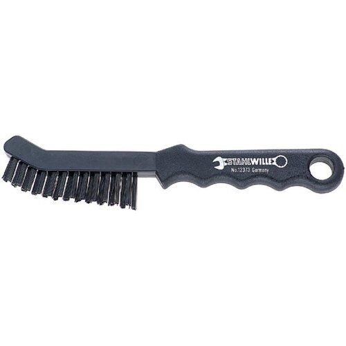  Allzweckbürste Allzweckdrahtbürste "Stahldraht" L. 90 mm, glatt 0,35 mm 2-reihig 12360405