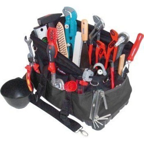  Sanitär-Werkzeugsortiment in Textiltasche Textiltasche 6-TGU, kpl. m. Sanitär-Bau-Werkzeugpaket 6, 24tlg 12361496