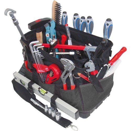  Sanitär-Werkzeugsortiment in Textiltasche Textiltasche 7-TGU, kpl. m. Sanitär-Service-Werkzeugpaket 7, 37tlg 12361498