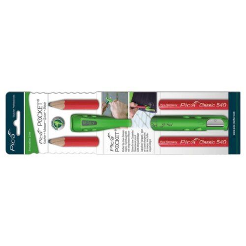  Markierstifte PICA Pocket m. 1 Zimmermannsstift L. 240 mm 12360958