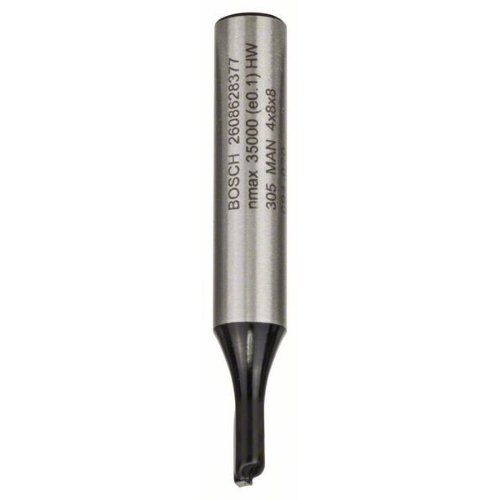  Nutfräser Standard for Wood, einschneidig Bosch Nutfräser, 8 mm, D1 4 mm, L 8 mm, G 51 mm, für Handfräsen 12372518