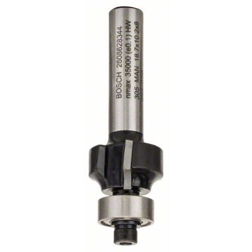  Abrundfräser Standard for Wood Bosch Abrundfräser, 8 mm, R1 3 mm, L 10,2 mm, G 53 mm, für Handfräsen 12372596