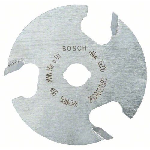  Scheibenfräsen Expert for Wood, drei Spiralnuten Bosch Scheibennutfräser Expert for Wood, 8 mm, D1 50,8 mm, L 3 mm, G 8 mm, für Handfräsen 12372550