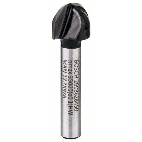  Hohlkehlfräser Standard for Wood Bosch Hohlkehlfräser, 6 mm, R1 6,3 mm, D 12,7 mm, L 9,2 mm, G 40 mm, für Handfräsen 12372569