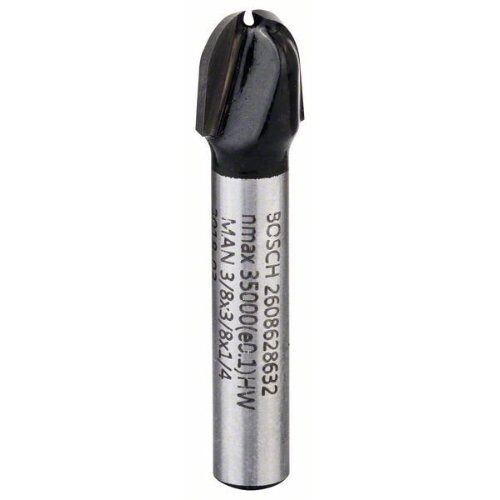  Hohlkehlfräser Standard for Wood Bosch Hohlkehlfräser, 1/4", R1 4,7 mm, D 9,5 mm, L 9,2 mm, G 45 mm, für Handfräsen 12372578