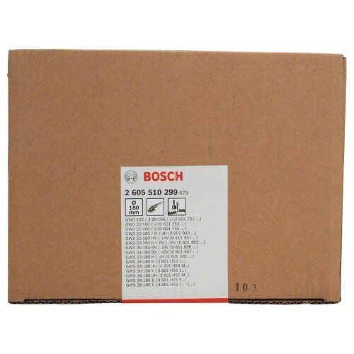  Schutzhauben mit Deckblech zum Trennschleifen mit Schraubverschluss Bosch Trennschutzhaube, für große Winkelschleifer mit Spannmutter 12374808