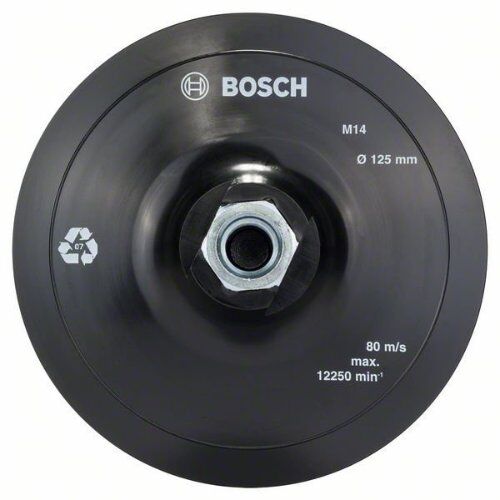  Weiche Stützteller mit Klettverschluss Bosch Stützteller mit Klettverschluss, 125 mm, für Exzenterschleifer 12374859
