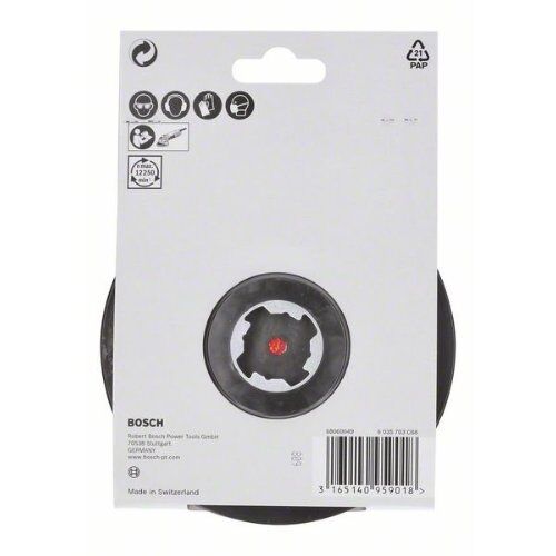  X-LOCK Stützteller, Klettverschluss Bosch X-LOCK Stützteller 125 mm, Klettverschluss, für kleine Winkelschleifer 12374867