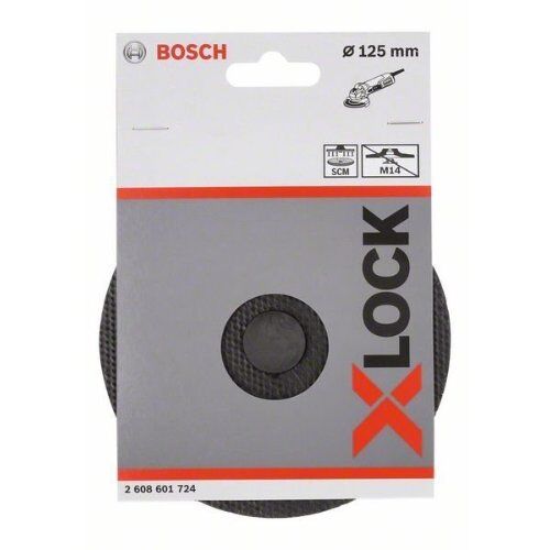  X-LOCK Stützteller SCM mit Zentrierstift Bosch X-LOCK SCM Stützteller mit Mittelstift, 125 mm, für kleine Winkelschleifer 12374870