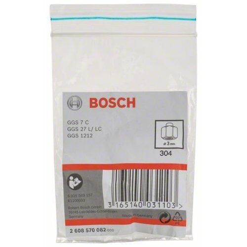  Spannhülsen mit Spannmutter für Geradschleifer Bosch Spannzange mit Spannmutter, für Geradschleifer 12374689
