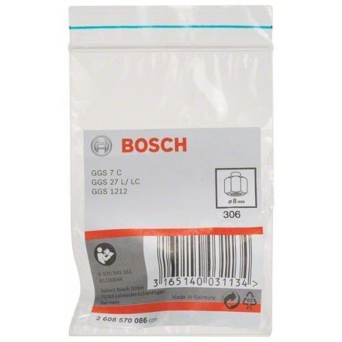  Spannhülsen mit Spannmutter für Geradschleifer Bosch Spannzange mit Spannmutter, für Geradschleifer 12374694