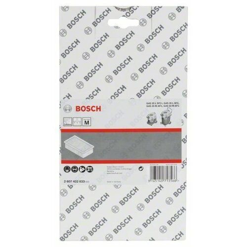  Flache Plissee-Zellulosefilter Bosch Zellulose-Flachfaltenfilter, für Staubsauger 12374919