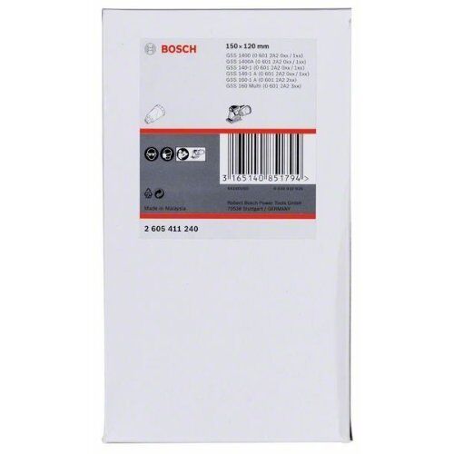  Staubbox für Schwingschleifer Bosch Staubbox mit Filter (schwarze Ausführung), für Exzenterschleifer 12374801