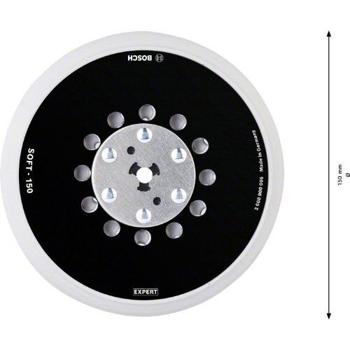  EXPERT Multihole (Multiloch) Universalstützteller, 150 mm Bosch EXPERT Multihole Universalstützteller, 150 mm, Weich, für Exzenterschleifer 12374726