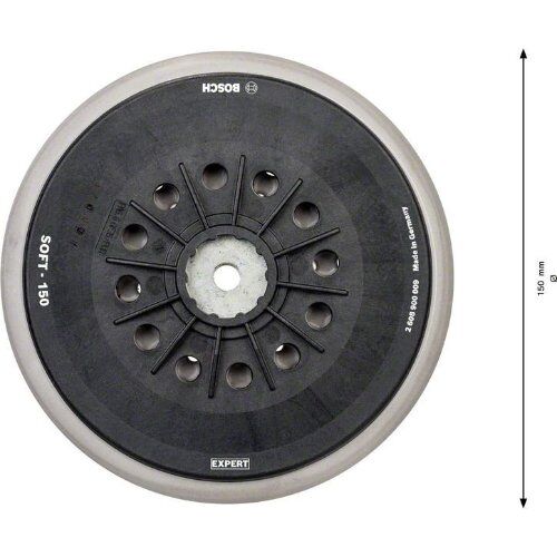  EXPERT Multihole (Multiloch) Stützteller für Bosch, 150 mm Bosch EXPERT Multihole Stützteller für Bosch, 150 mm, Weich, für Exzenterschleifer 12374724