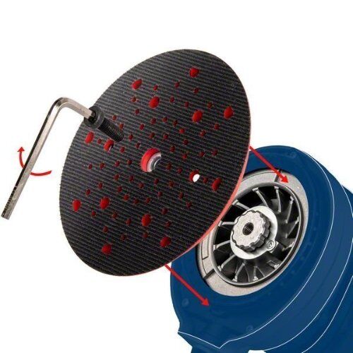 EXPERT Multihole (Multiloch) Stützteller für Bosch, 150 mm Bosch EXPERT Multihole Stützteller für Bosch, 150 mm, Weich, für Exzenterschleifer 12374724