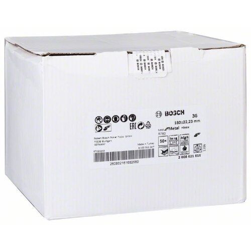 R780 Best for Metal und Inox Fiberschleifscheiben für große Winkelschleifer Bosch Fiberschleifscheibe R780, Best for Metal + Inox, für große Winkelschleifer mit Spannmutter 12375865  R780 Best for Metal und Inox Fiberschleifscheiben für große Winkelschleifer Bosch Fiberschleifscheibe R780, Best for Metal + Inox, für große Winkelschleifer mit Spannmutter 12375865