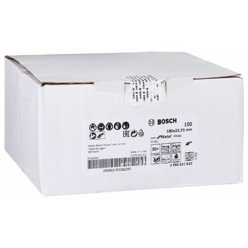  R780 Best for Metal und Inox Fiberschleifscheiben für große Winkelschleifer Bosch Fiberschleifscheibe R780, Best for Metal + Inox, für große Winkelschleifer mit Spannmutter 12375870