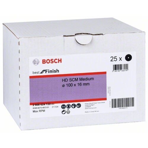  N477 Best for Finish SCM Scheiben für Winkelschleifer Bosch SCM mittel 100 mm, für kleine Winkelschleifer 12375980