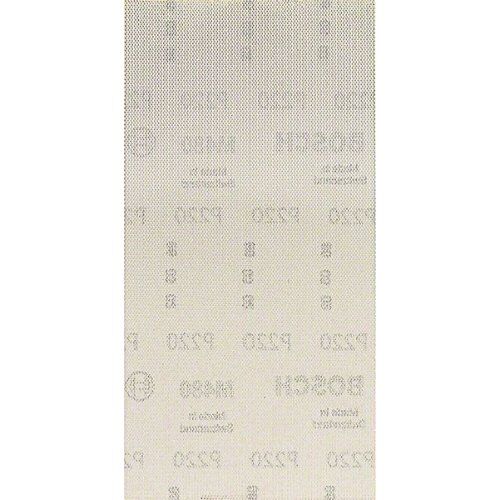  EXPERT M480 Schleifnetze für Schwingschleifer Bosch EXPERT M480 Schleifnetz für Schwingschleifer, 115 x 230 mm, G 220, 10-tlg., für Exzenterschleifer 12375510