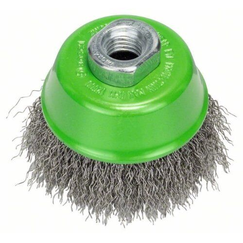  Gewellte Topfbürsten Clean for Inox für Winkelschleifer Bosch Topfbürste 75 mm, gewellter rostfreier Stahldraht, für kleine Winkelschleifer 12377414