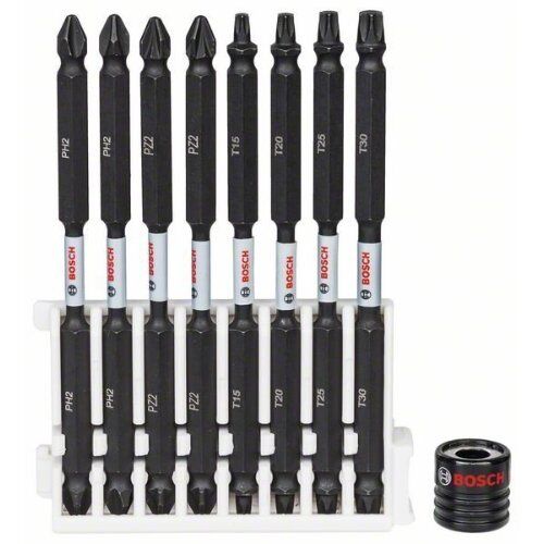  Schrauberbits Impact Control mit Doppelklinge, für Schrauben verschiedener Art, mit Magnethülse Bosch Impact Control Schrauberbit-Set, 9-tlg., für Schlagschrauber 12377042