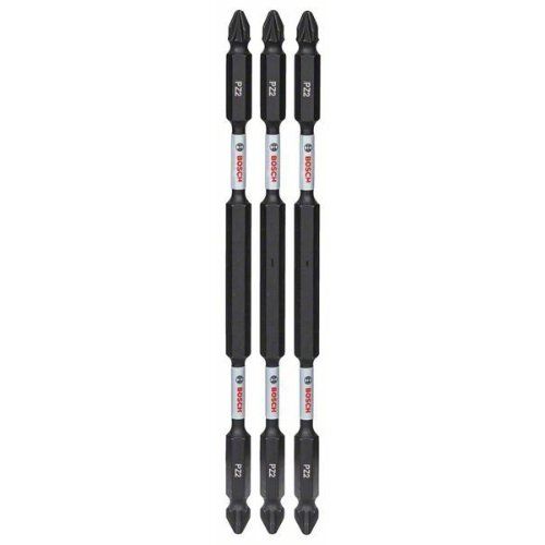  Schrauberbits Impact Control mit Doppelklinge, PZ-PZ Bosch Impact Control Schrauberbit-Set, 3-tlg., für Schlagschrauber 12377049