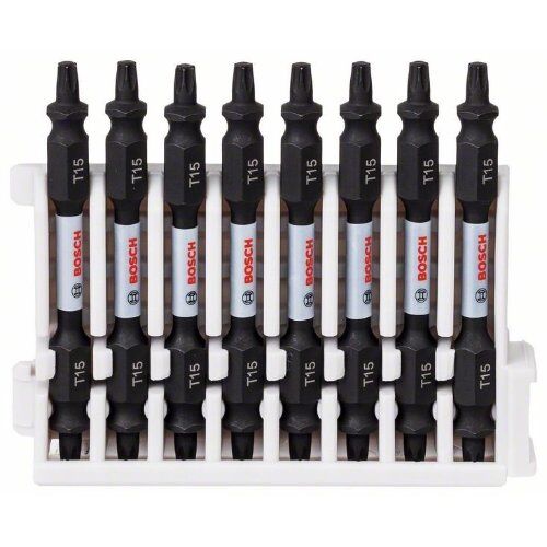  Schrauberbits Impact Control mit Doppelklinge, Torx-Torx Bosch Impact Control Schrauberbit-Set, 8-tlg., für Schlagschrauber 12377032