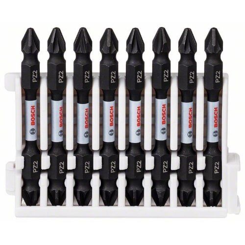  Schrauberbits Impact Control mit Doppelklinge, PZ-PZ Bosch Impact Control Schrauberbit-Set, 8-tlg., für Schlagschrauber 12377048