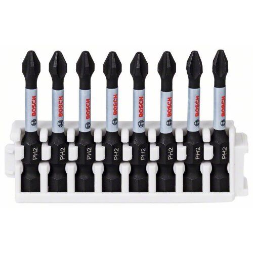  Impact Control Schrauberbits PH Bosch Impact Control Power Bit Pack, 8-tlg., 8 x PH2, für Schlagschrauber 12377012