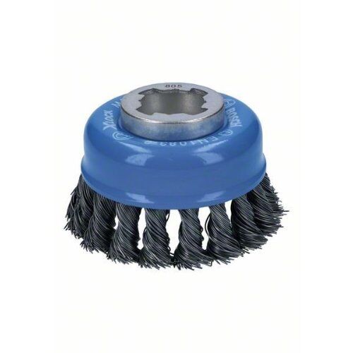  Gezopfte Topfbürsten Heavy for Metal für X-LOCK Winkelschleifer Bosch X-LOCK Topfbürste 75 mm, gezopfter Stahldraht, für kleine Winkelschleifer 12377398